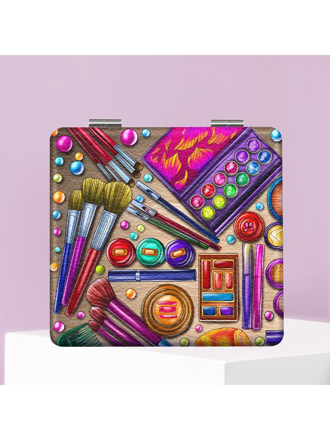 Mirroray - Party Theme Cartoon Print Makeup Mirror
