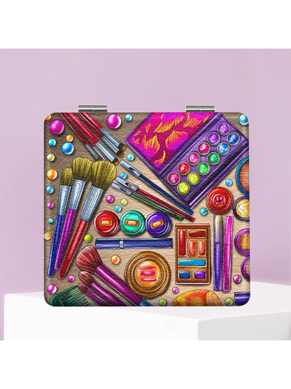 Mirroray - Party Theme Cartoon Print Makeup Mirror