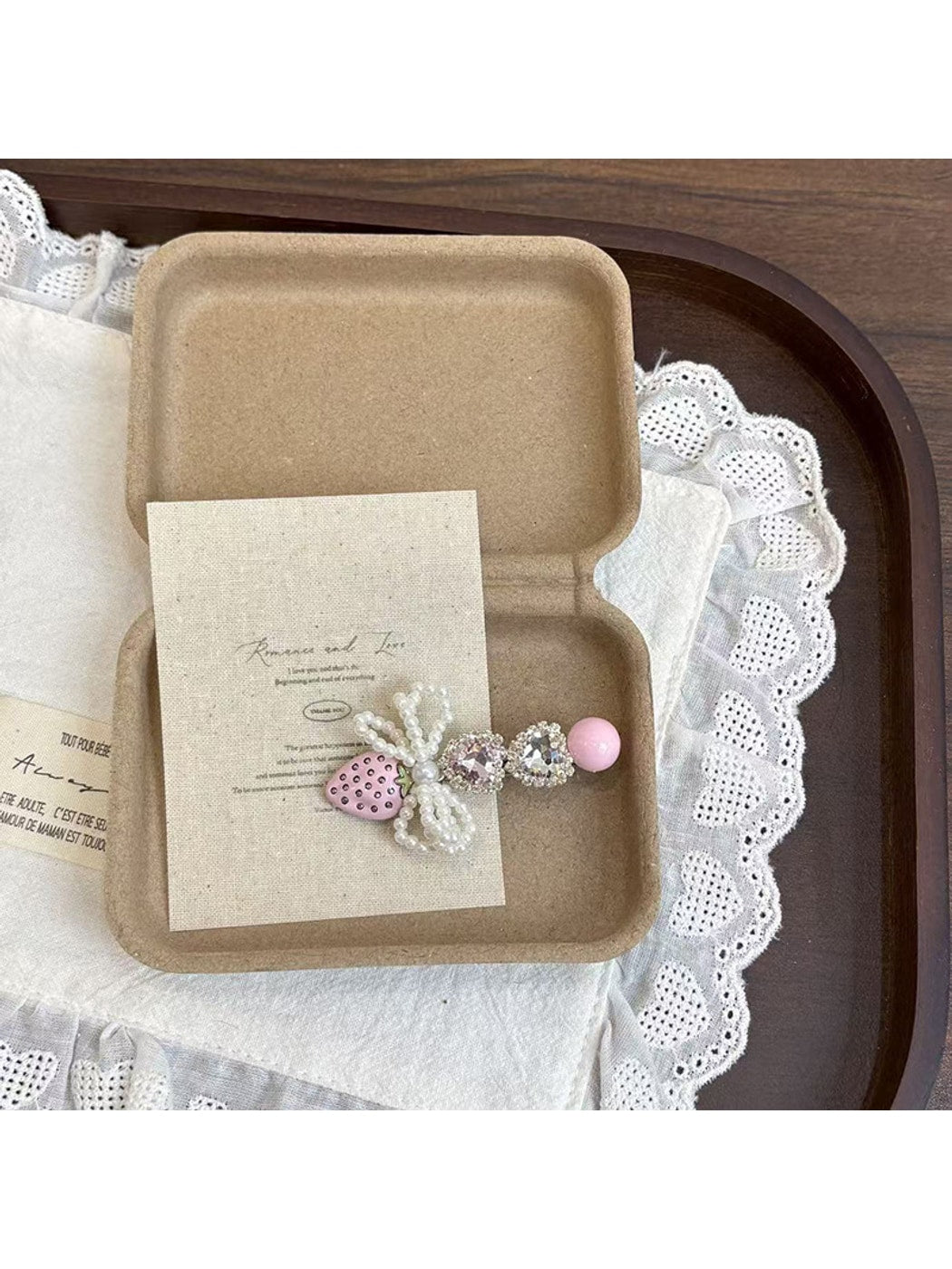 Beau - Sweet Strawberry Duckbill Side Hair Clip