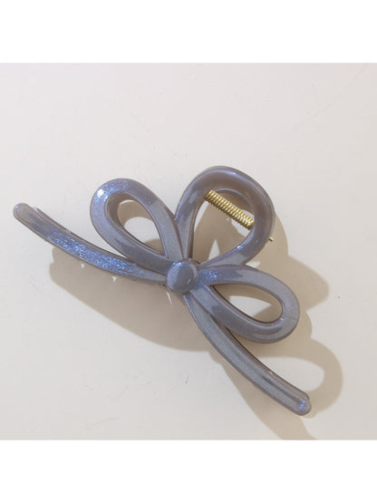 Beau - Pearlescent Bow-Shaped Hair Clip