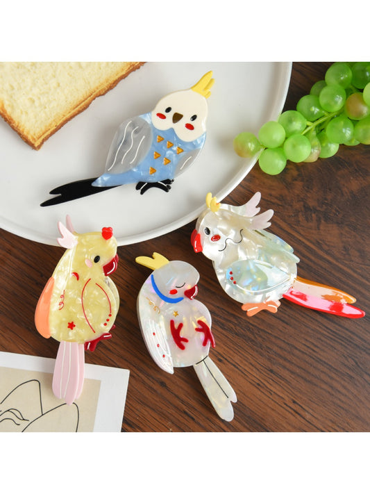 Beau - Animal Bird Acetate Hair Clip