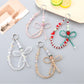 Keypus - Sparkling Strawberry Bow Keychain