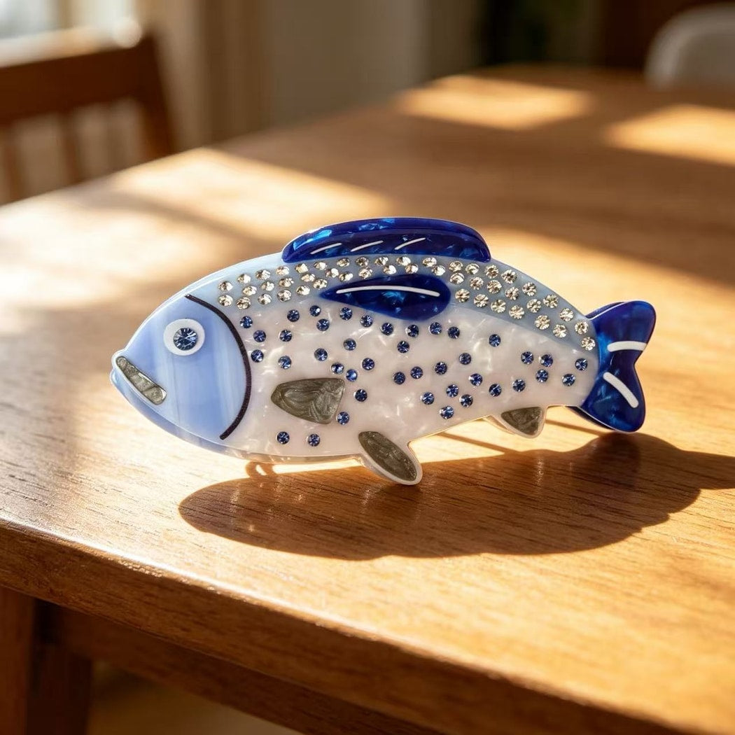 Beau - Ocean Inspired Acetate Claw Clip