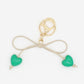 Keypus - Cute Heart Bow Keychain