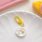 Keypus - Cute Breakfast Plate Pendant Keychain