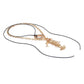 Nozari - Adjustable Fish Bone and Small Fish Necklace