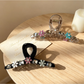 Beau - Floral Detail Plastic Hair Claw Clip