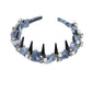Gifty - Polyester Wrapped Beaded Teeth Headband