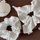 Gifty - Textured Pleated Polyester Fabric Scrunchie