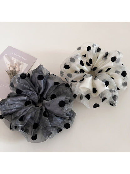 Gifty - Tulle Spiral-Shaped Hair Tie