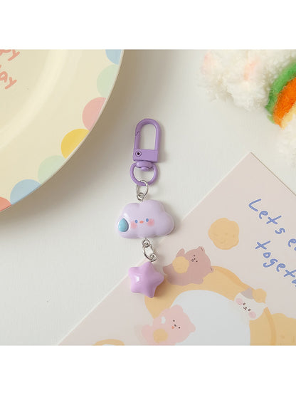 Keypus - Quirky Cloud Colorful Star Keychain