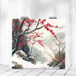 Mirroray - Retro Floral Print Folding Makeup Mirror