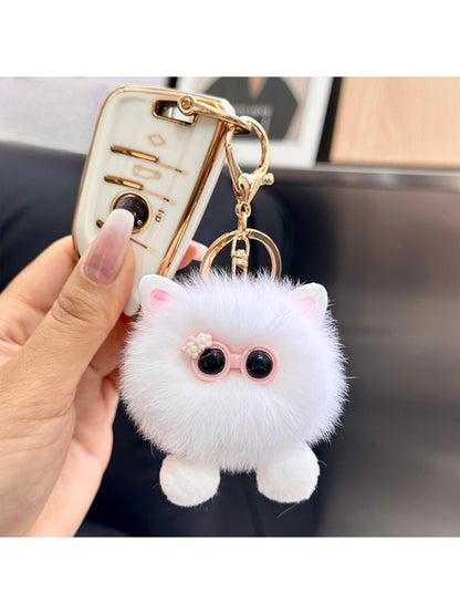 Keypus - Cute Plush Little Soot Ball Keychain