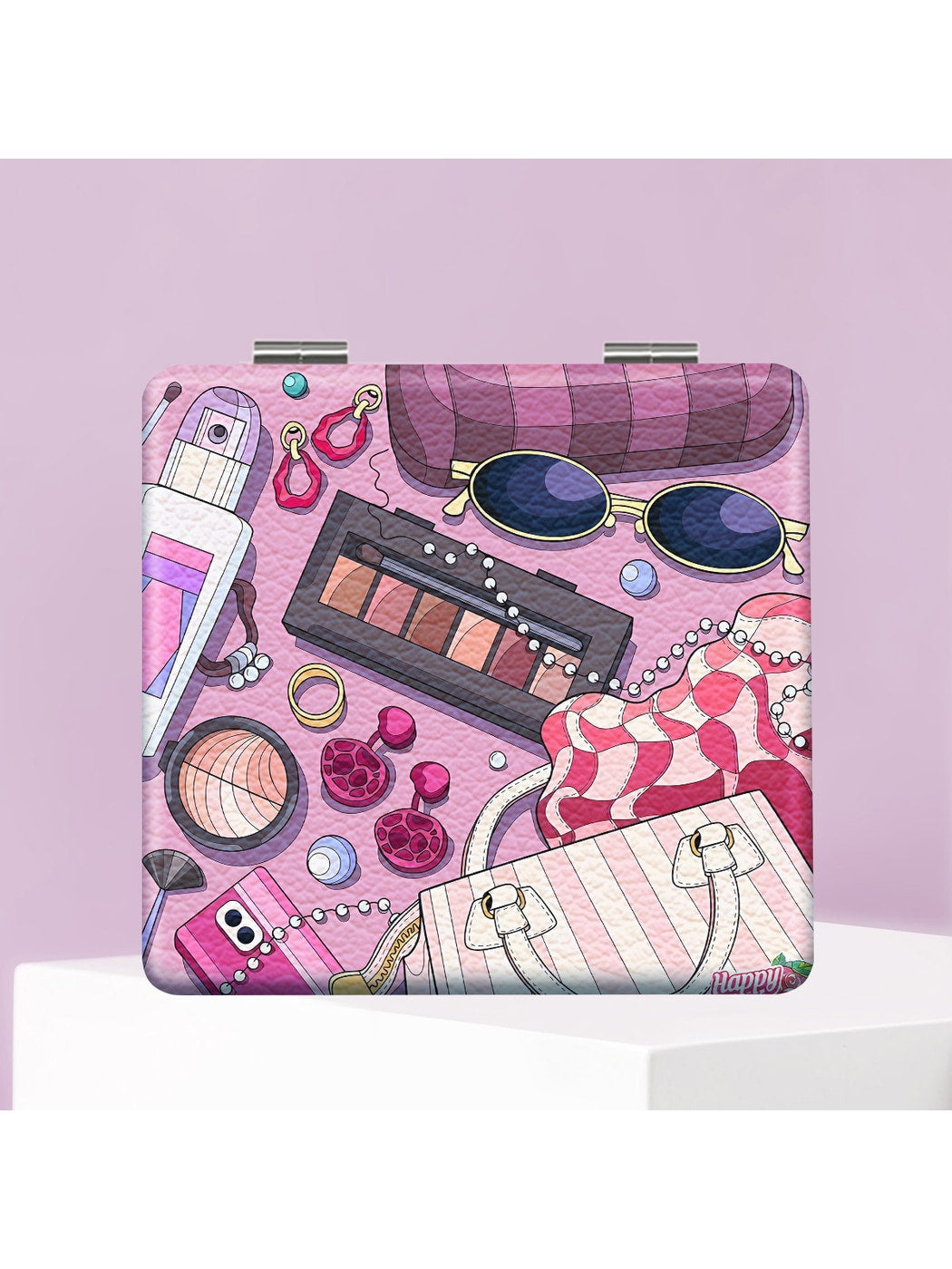 Mirroray - Cartoon Style Portable Folding Makeup Mirror