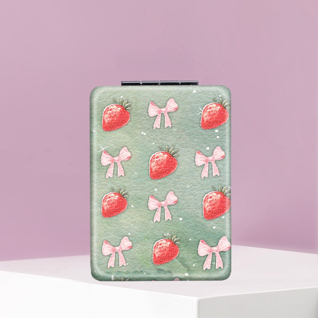 Mirroray - Cartoon Style PU Folding Portable Makeup Mirror