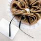 Gifty - Retro Pretty Brown Scrunchie