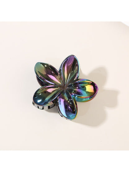 Beau - Iridescent Floral Hair Claw Clip