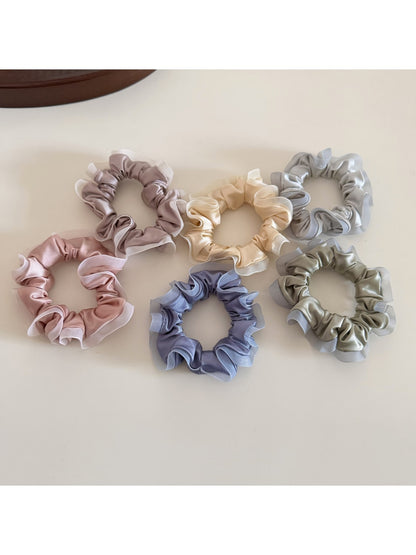 Gifty - Simple Ruffle Edge Polyester Scrunchie