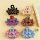 Beau - Double Flower Petal Cutout Claw Hair Clip