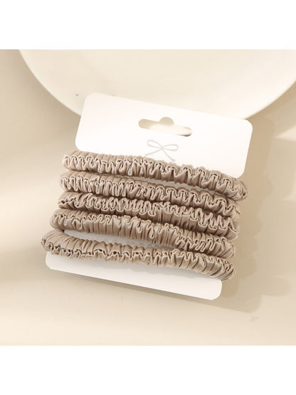 Gifty - Small Hair Ring Five Piece Set