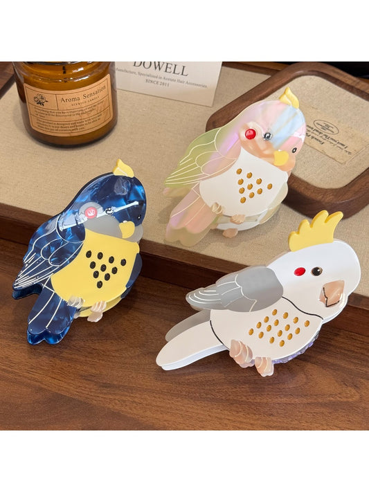 Beau - Cute Parrot Hair Claw Clip Cartoon
