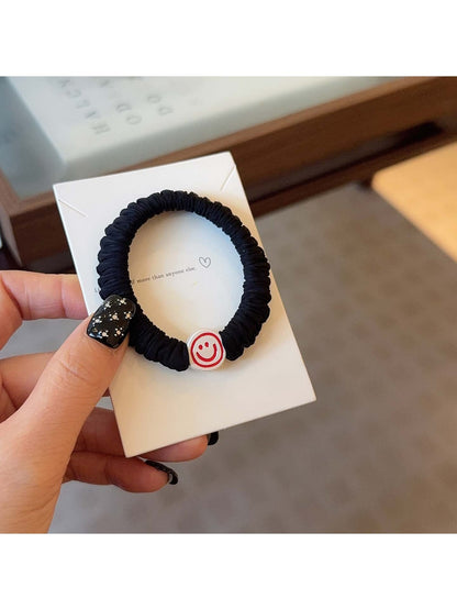 Gifty - Sweet Style Smiley Face Everyday Hair Tie