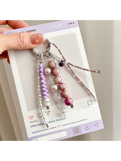 Keypus - Decorative Beaded Bag Pendant Ring Keychain