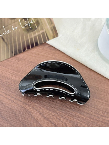 Beau - Minimalist Half Moon Cutout Hair Claw