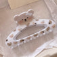 Beau - Cute Bear Pattern Acrylic Claw Hair Clip