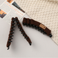 Beau - Solid Color Long Wrapped Claw Hair Clip