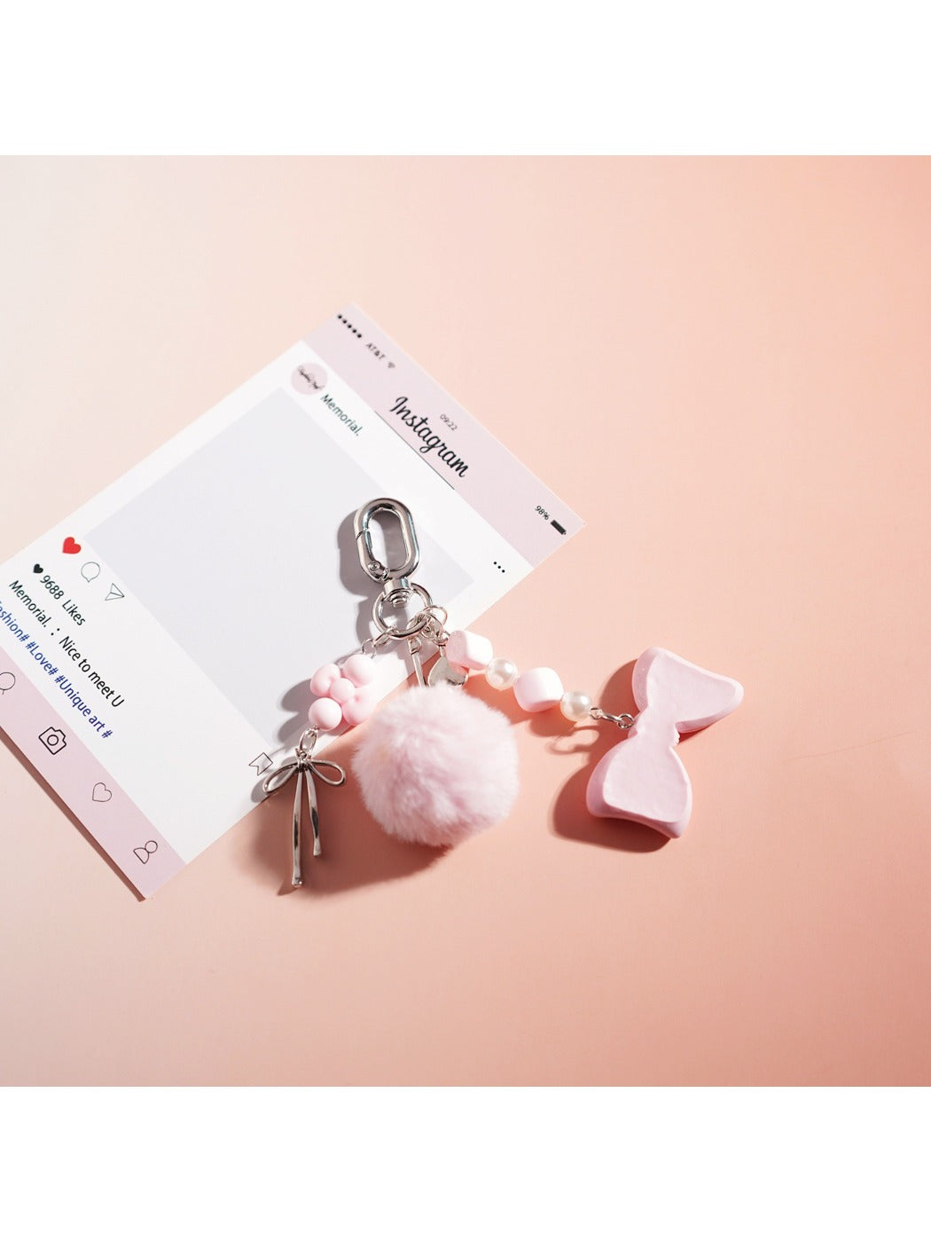 Keypus - Playful Bow Themed Keychain