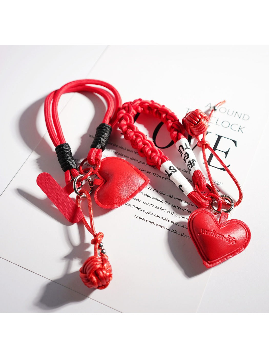 Keypus - Red Heart-Shaped Keyring