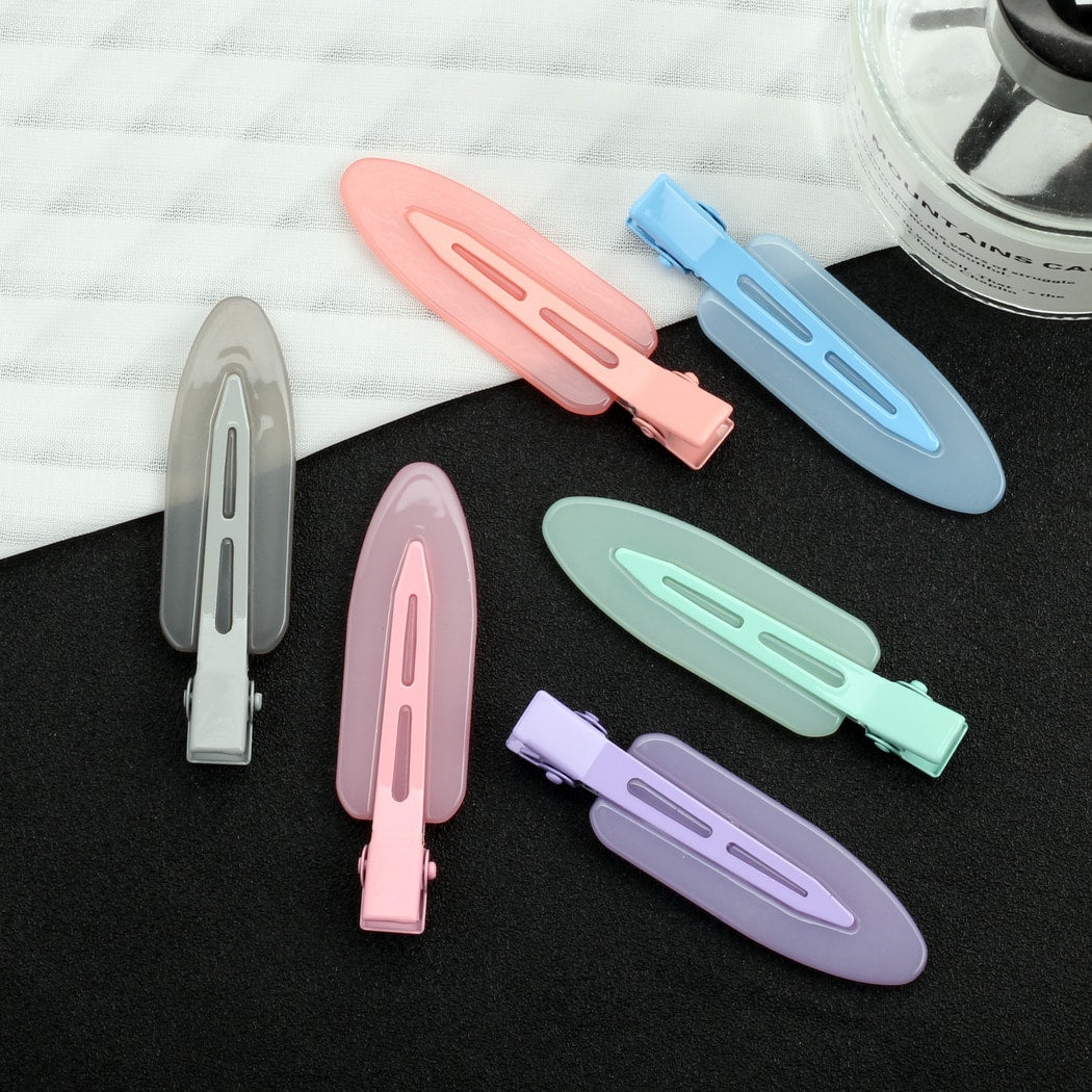 Beau - Solid Color Jelly Color Creaseless Hair Clip