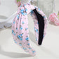 Gifty - Sweet Floral Print Knotted Fabric Headband