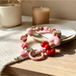 Keypus - Colorful Acrylic Beaded Bag Charm Keychain