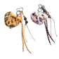 Keypus - Y2K Plush Heart Star Detail Bag Charm Keychain