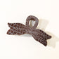 Beau - Vintage Leopard Print Bow Claw Clip