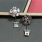 Earedge - Sweet Flower Motif Drop Dangle Earrings