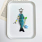 Keypus - Alloy Plastic Fish Bag Hanging Charm Keychain