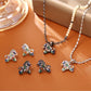 Earedge - Colorful Pony Earrings and Necklace