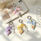 Keypus - Cartoon Bow Beaded Phone Charm Keychain
