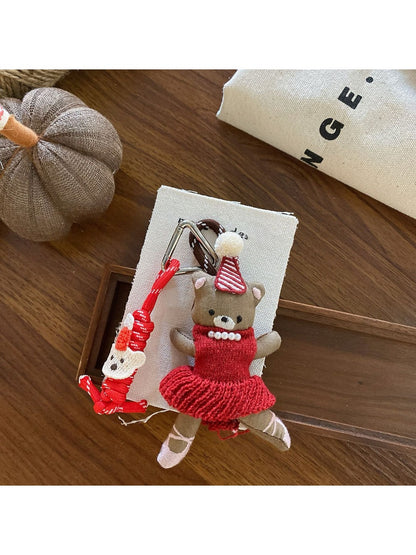 Keypus - Red Lanyard Cartoon Bag Charm
