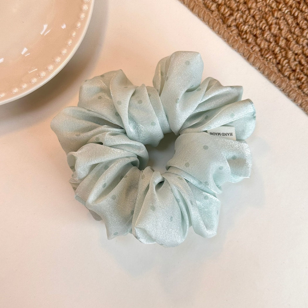 Gifty - Soft Polka Dot Pastel Scrunchie