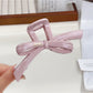 Beau - Glossy Butterfly Bow PC Plastic Claw Clip