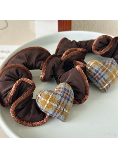 Gifty - Brown Heart Shaped Hair Tie
