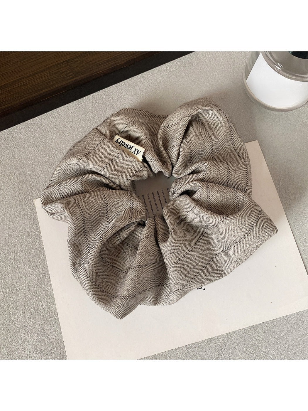 Gifty - Versatile Fabric Striped Scrunchie