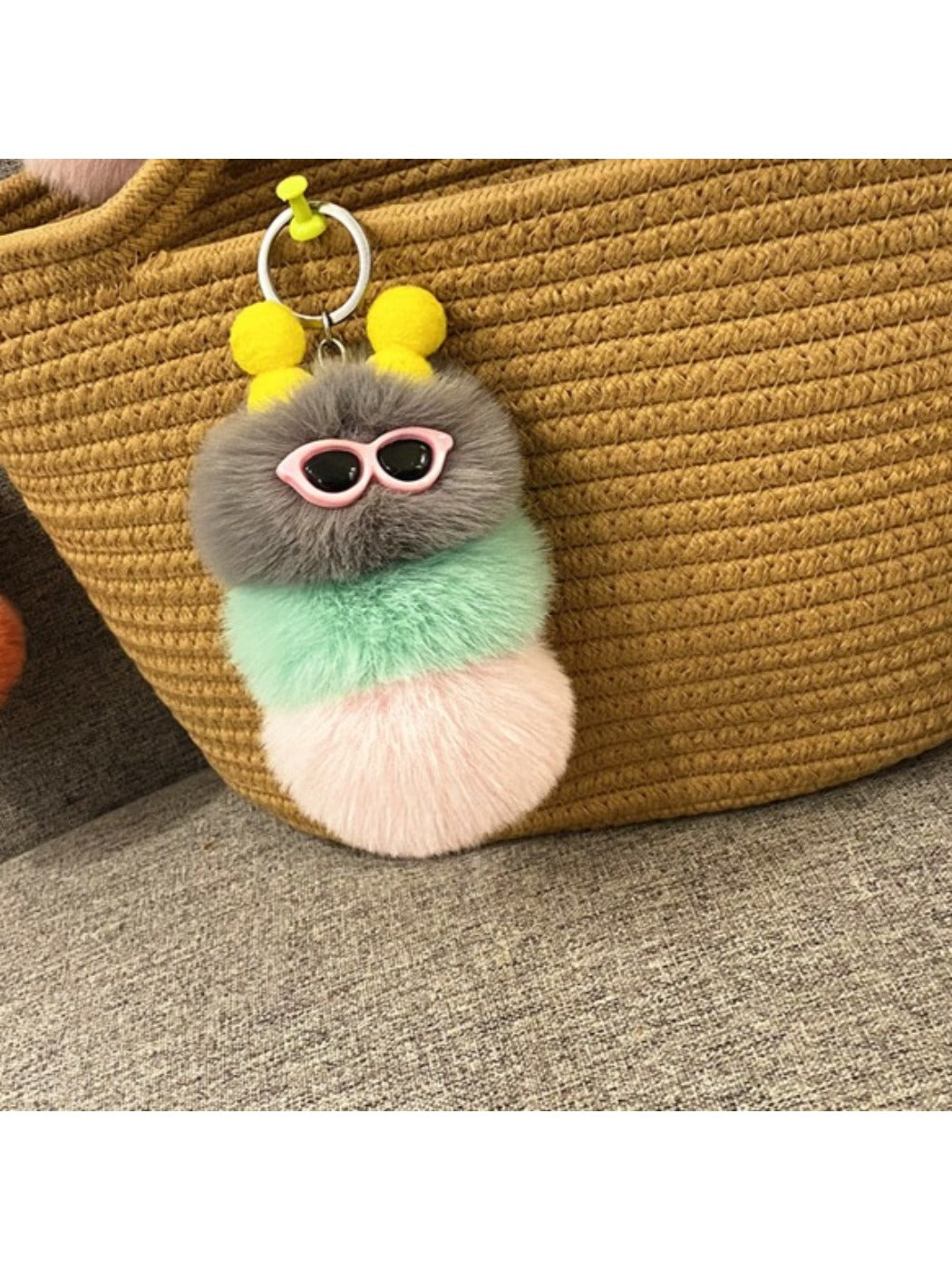 Keypus - Cute Creative Caterpillar Keychain