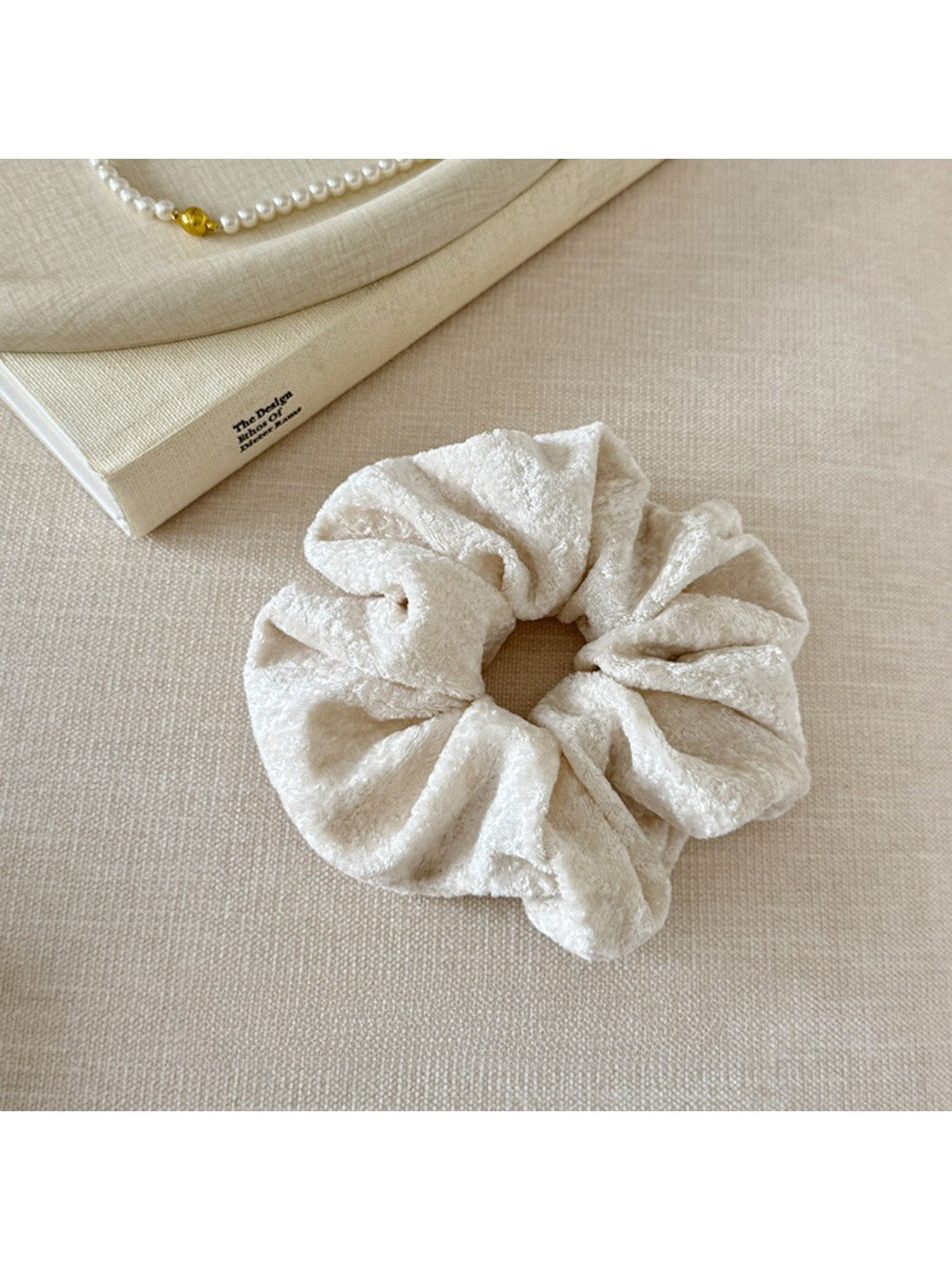 Gifty - Pleated Plush Hair Ring