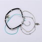 Lovra - Bohemian Leaf Pendant Beaded Bracelet