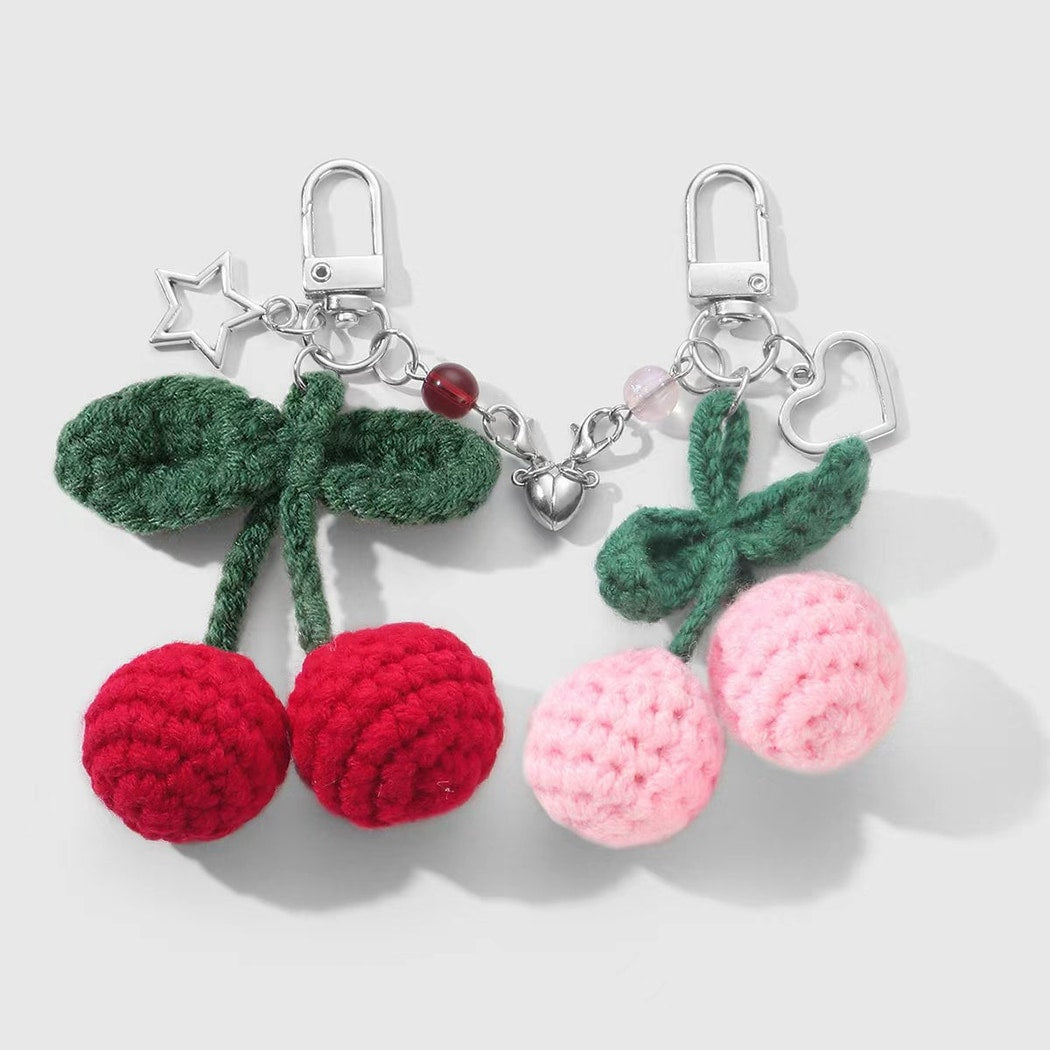 Keypus - Sweet Decorative Cherry Keychain Set